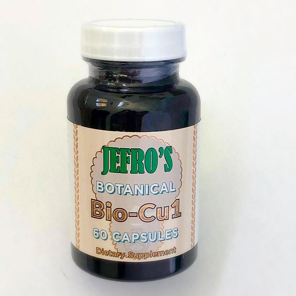 Jefro's Botanical capsules (Bio-Cu1) with its one-of-a-kind (Bio-Copper(I) & Niacin), product with the least ingredients to maximize the coppers healing effect. With zero THC or Hemp in these amazing capsules you need no worry on a drug test. So start that healing process by super boosting your immune system to fight these viruses!